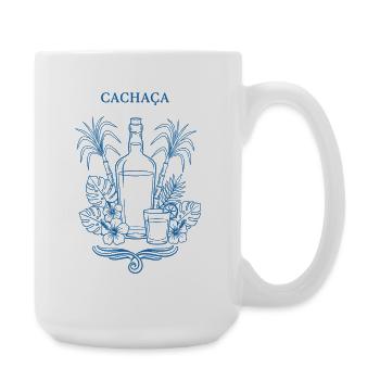 Illustration de la bouteille Cachaça Tropik - Grande tasse 440 ml - blanc - Droite