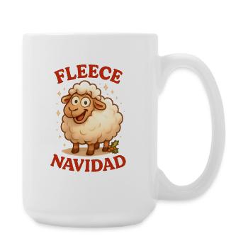 Fleece Navidad - Große Tasse 440 ml - Weiß - Rechts