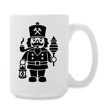 Bergmann Luck on smoker - Large Mug 440 ml - white - Right