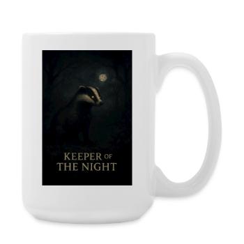 Guardian of the Night - Large Mug 440 ml - white - Right