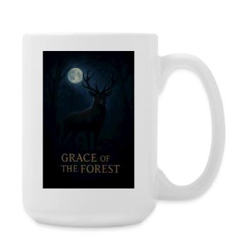 Grace of the Forest - Large Mug 440 ml - white - Right