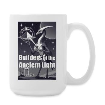 Builders of the Ancient Light - Large Mug 440 ml - white - Right