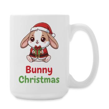 Bunny Christmas Gift - Large Mug 440 ml - white - Right