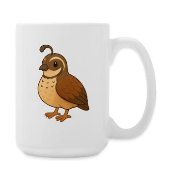 Quail - Large Mug 440 ml - white - Right