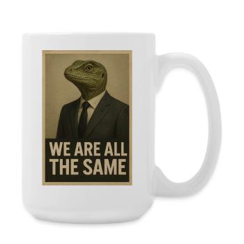 Nous sommes tous pareils - Grande tasse 440 ml - blanc - Droite