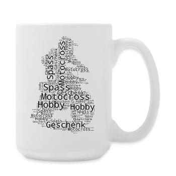 Direct Motocross Statement - Large Mug 440 ml - white - Right