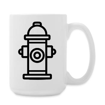 Hydrant - Große Tasse 440 ml - Weiß - Rechts