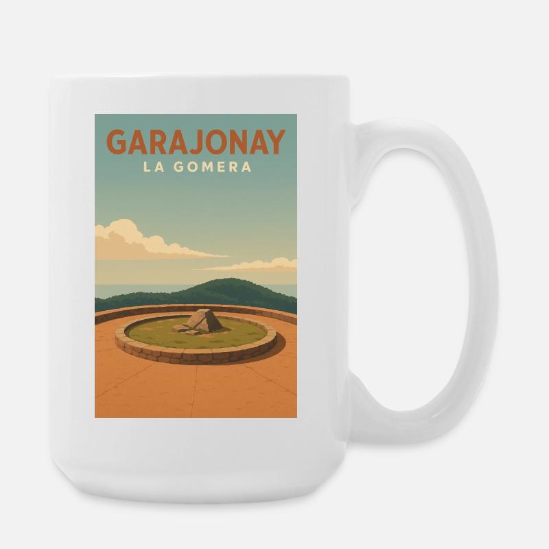 Montana de Garajonay - Large Mug 440 ml - white