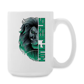 King Jesus - Lion of Judah - Christian - Large Mug 440 ml - white - Right