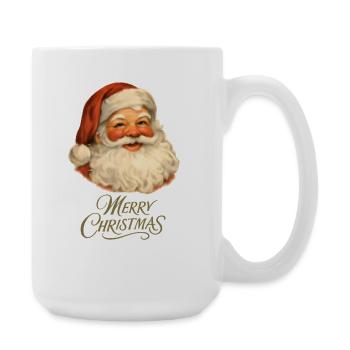Père Noël Joyeux Noël Ho ho ho - Grande tasse 440 ml - blanc - Droite