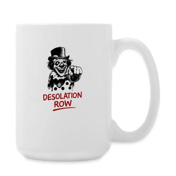 Desolate Clown Noir Artwork - Große Tasse 440 ml - Weiß - Rechts