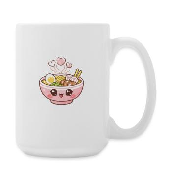 Kawaii ramen - Large Mug 440 ml - white - Right