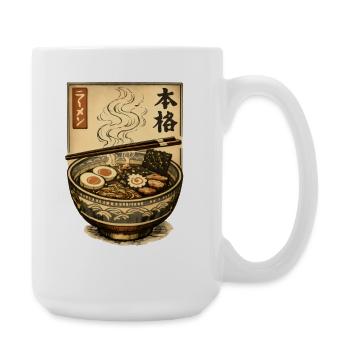 Ramen Japan Noodle Soup - Large Mug 440 ml - white - Right