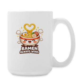 Kanagawa Wave Ramen Bowl Kawaii Japanese - Große Tasse 440 ml - Weiß - Rechts