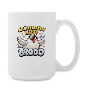 White Bird Meme - Große Tasse 440 ml - Weiß - Rechts