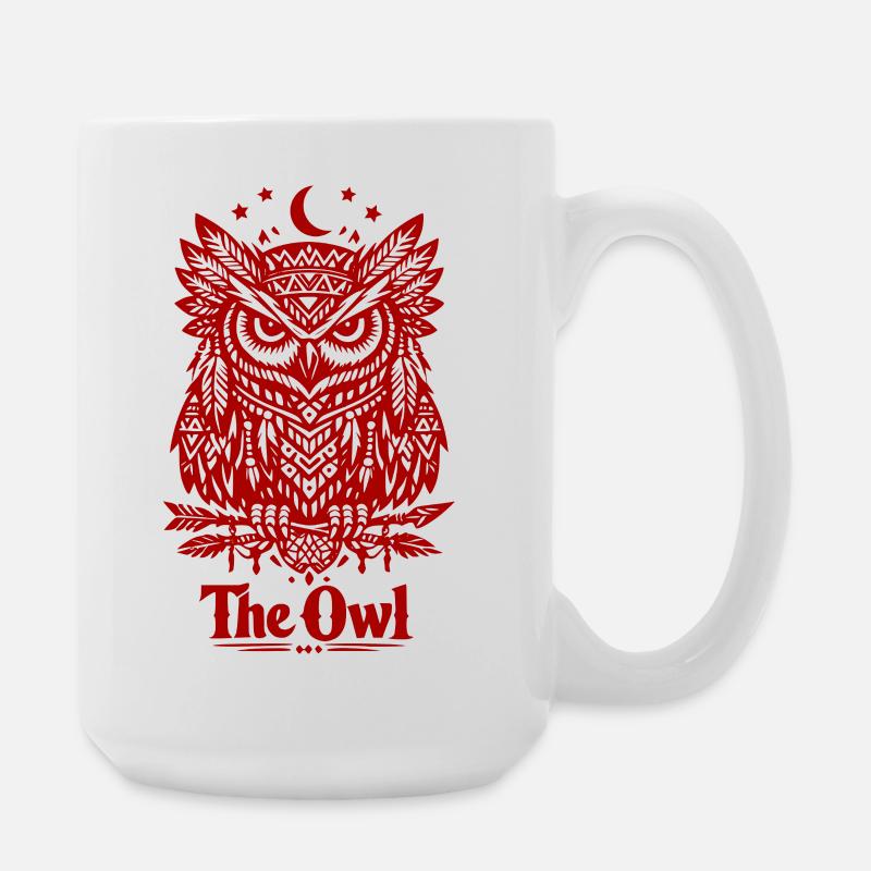 The Owl - Large Mug 440 ml - white