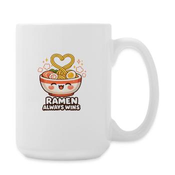 Ramen Bowl Kawaii - Large Mug 440 ml - white - Right
