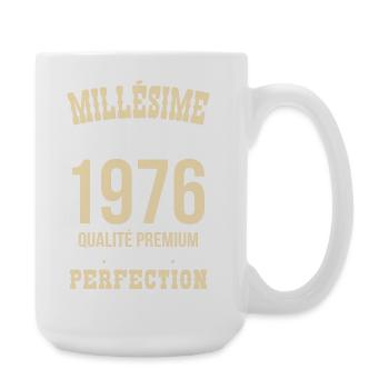 1976 – Außergewöhnlicher Jahrgang – Premiumqualität - Große Tasse 440 ml - Weiß - Rechts