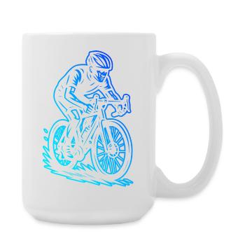 Roadbike Fokus pur - Große Tasse 440 ml - Weiß - Rechts