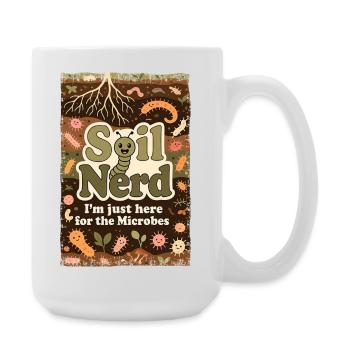 Bio Bärtner Self-Sufficiency Ecological Farmer Gar - Large Mug 440 ml - white - Right