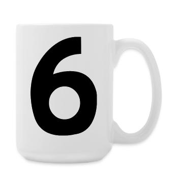 6 Sexc - Große Tasse 440 ml - Weiß - Rechts