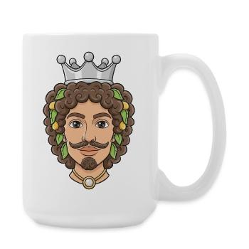 Sicile Homme Marron Foncé Sicile - Grande tasse 440 ml - blanc - Droite