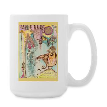 Édit des Oiseaux de Rêve - Grande tasse 440 ml - blanc - Droite