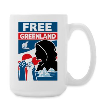 Free Greenland - Large Mug 440 ml - white - Right