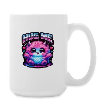 Hug Me Neon Monster - Große Tasse 440 ml - Weiß - Rechts