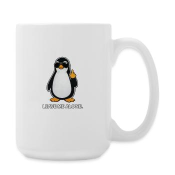 Penguin in Sunglasses Nihilism Meme - Large Mug 440 ml - white - Right