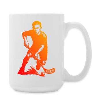 Coole Floorball Inspiration - Große Tasse 440 ml - Weiß - Rechts