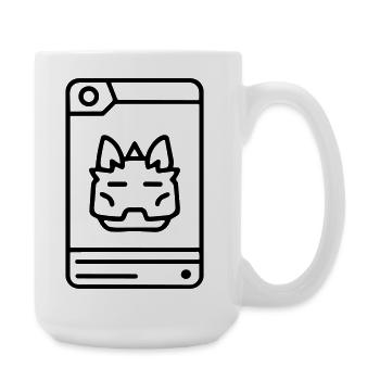 Collector's Card - Large Mug 440 ml - white - Right
