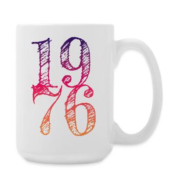 Vintage 1976 - Large Mug 440 ml - white - Right