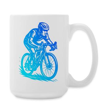 Road Bike Love Clear Look for Road Bike - Large Mug 440 ml - white - Right