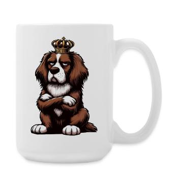 Münsterländer Münsterländerbesitzer Münsterhund - Große Tasse 440 ml - Weiß - Rechts