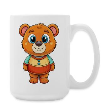 Baby Bär - Große Tasse 440 ml - Weiß - Rechts
