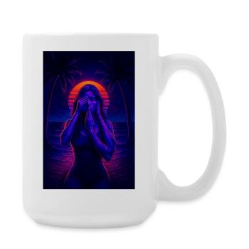 RockyZoo21 - Große Tasse 440 ml - Weiß - Rechts