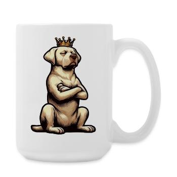 Labrador Labrador owner Labrador lover - Large Mug 440 ml - white - Right
