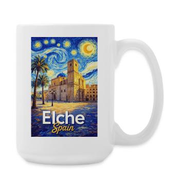Elche Spain - Large Mug 440 ml - white - Right