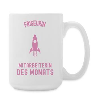Best Hairdresser, Employee of the Month, Hairdresser - Large Mug 440 ml - white - Right