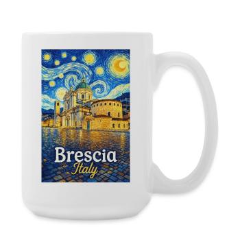 Brescia, Italien. - Große Tasse 440 ml - Weiß - Rechts