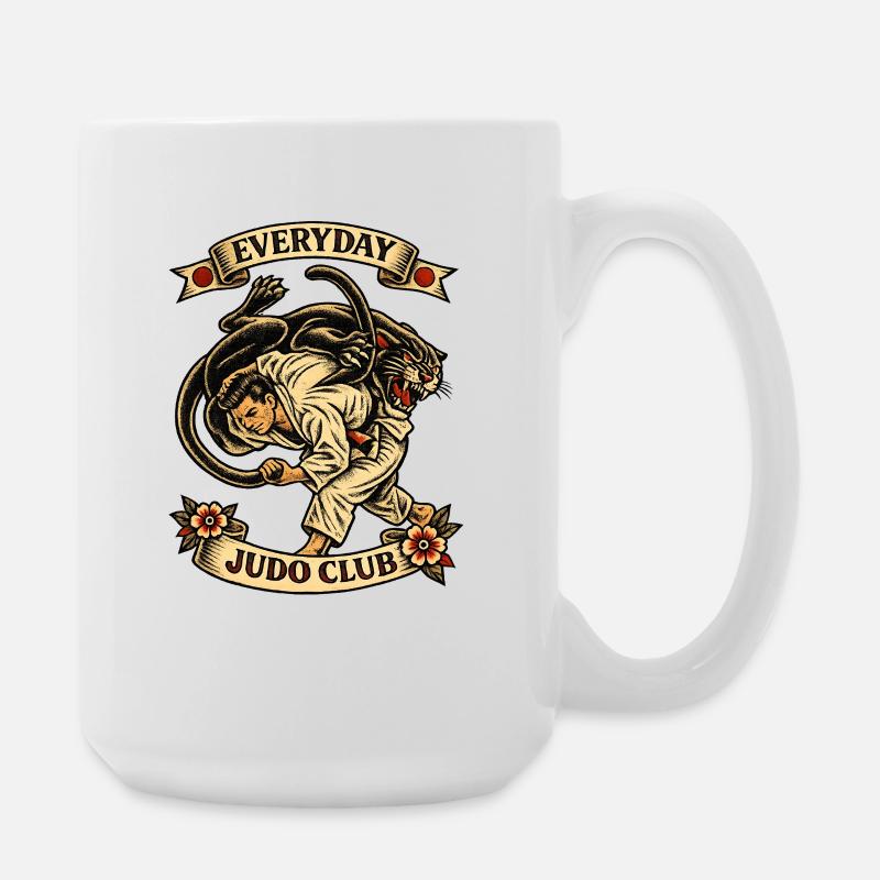 Everyday Judo Club - Large Mug 440 ml - white
