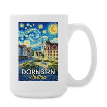 Dornbirn, Autriche - Grande tasse 440 ml - blanc - Droite