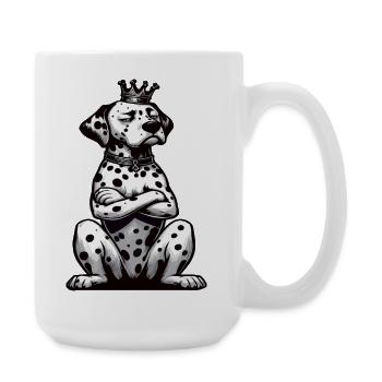 Dalmatians Dalmatian Keepers Dalmatian Owners - Large Mug 440 ml - white - Right
