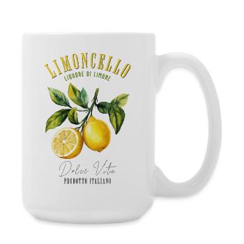 Cocktail Limoncello, liqueur, apéritif, boisson au citron - Grande tasse 440 ml - blanc - Droite