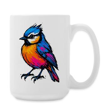 Pop Art: The Burst in Color - Large Mug 440 ml - white - Right