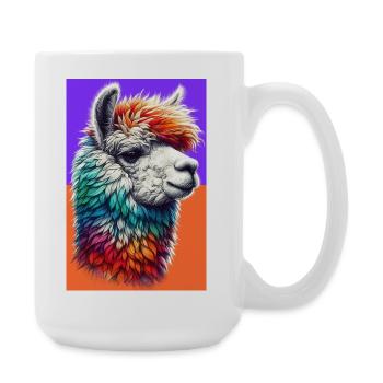 Alpaca - Large Mug 440 ml - white - Right