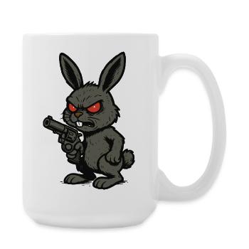Bad Bunny - Große Tasse 440 ml - Weiß - Rechts