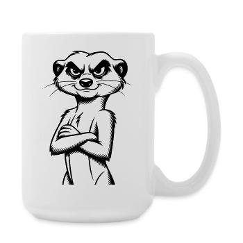 Suricate - Grande tasse 440 ml - blanc - Droite