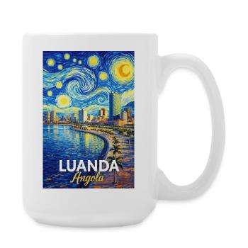 Luanda Evening Star Coastal Poetry - Large Mug 440 ml - white - Right